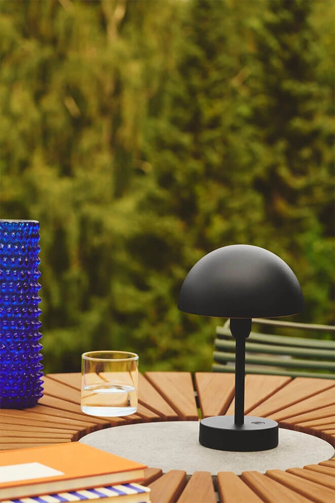 Ellen To-Go Akku-/Tischlampe, schwarz