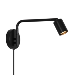 Explore Long Wandleuchte, schwarz