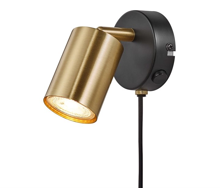 Explore Wandleuchte, Messing