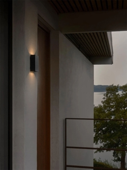 Fold 10 Außenwandleuchte LED, seaside schwarz