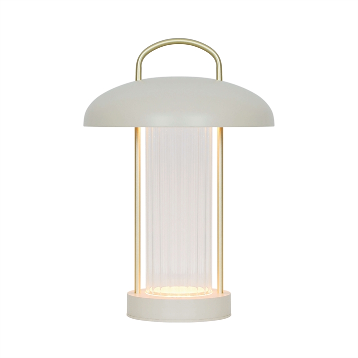 Mirano Portable Batterie-/ Tischlampe, beige