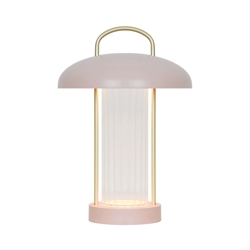 Mirano Portable Batterie-/Tischlampe, staubrosa