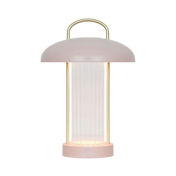 Mirano Portable Batterie-/Tischlampe, staubrosa