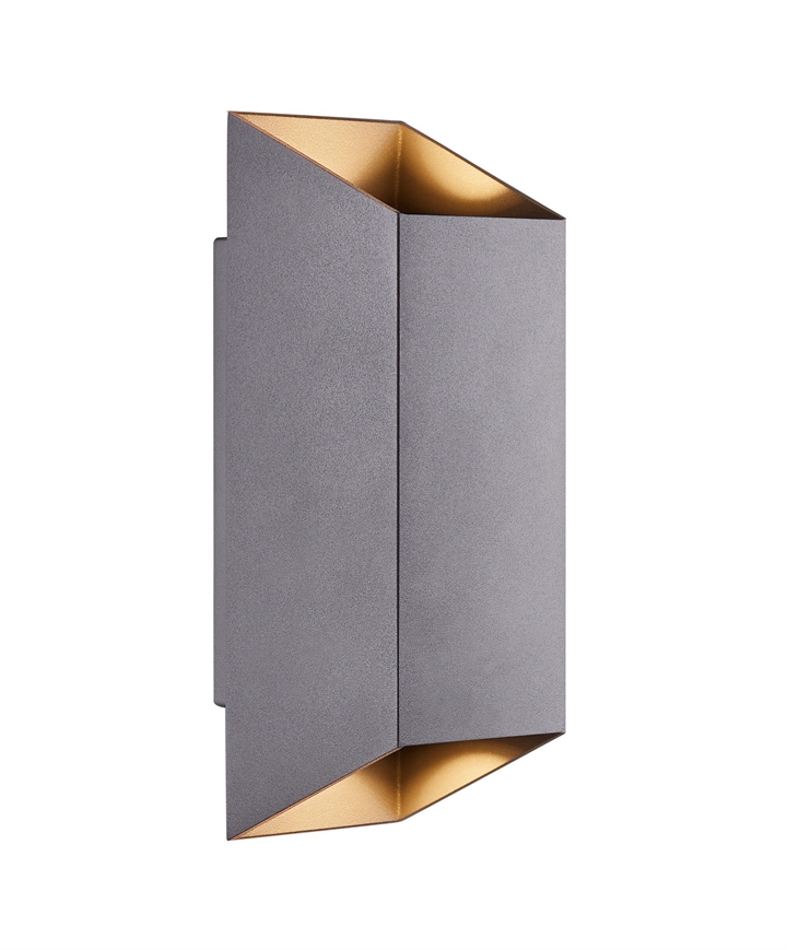 Nico Square 22 Außenwandleuchte, Anthrazit