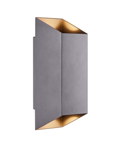 Nico Square 22 Außenwandleuchte, Anthrazit