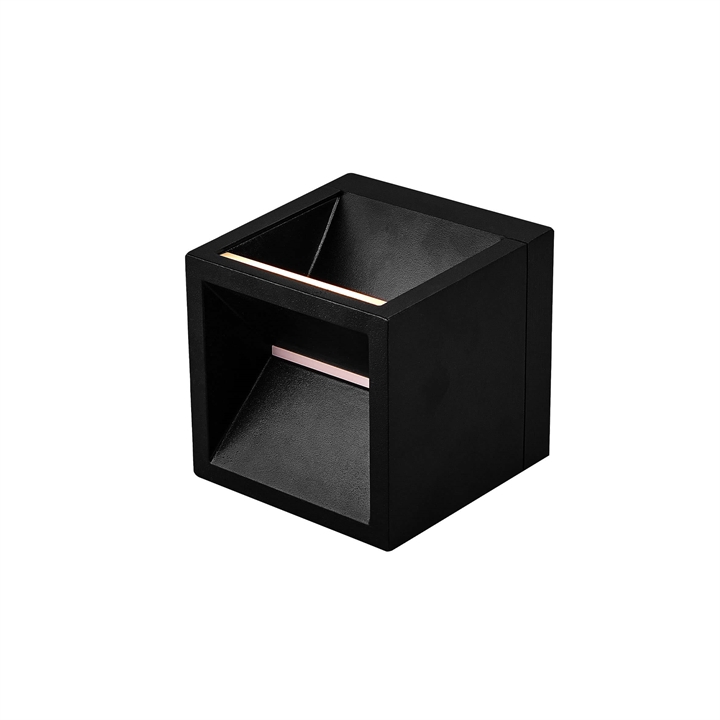 Rivo Außenwandleuchte, schwarz