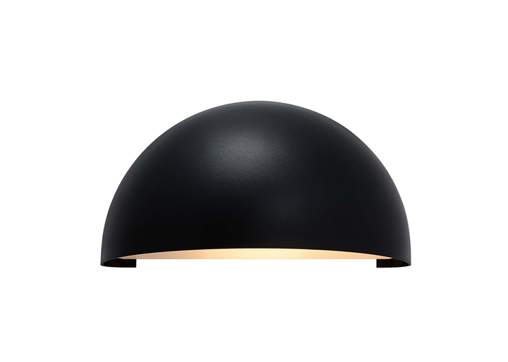 Scorpius Außenwandleuchte, schwarzer Kunststoff