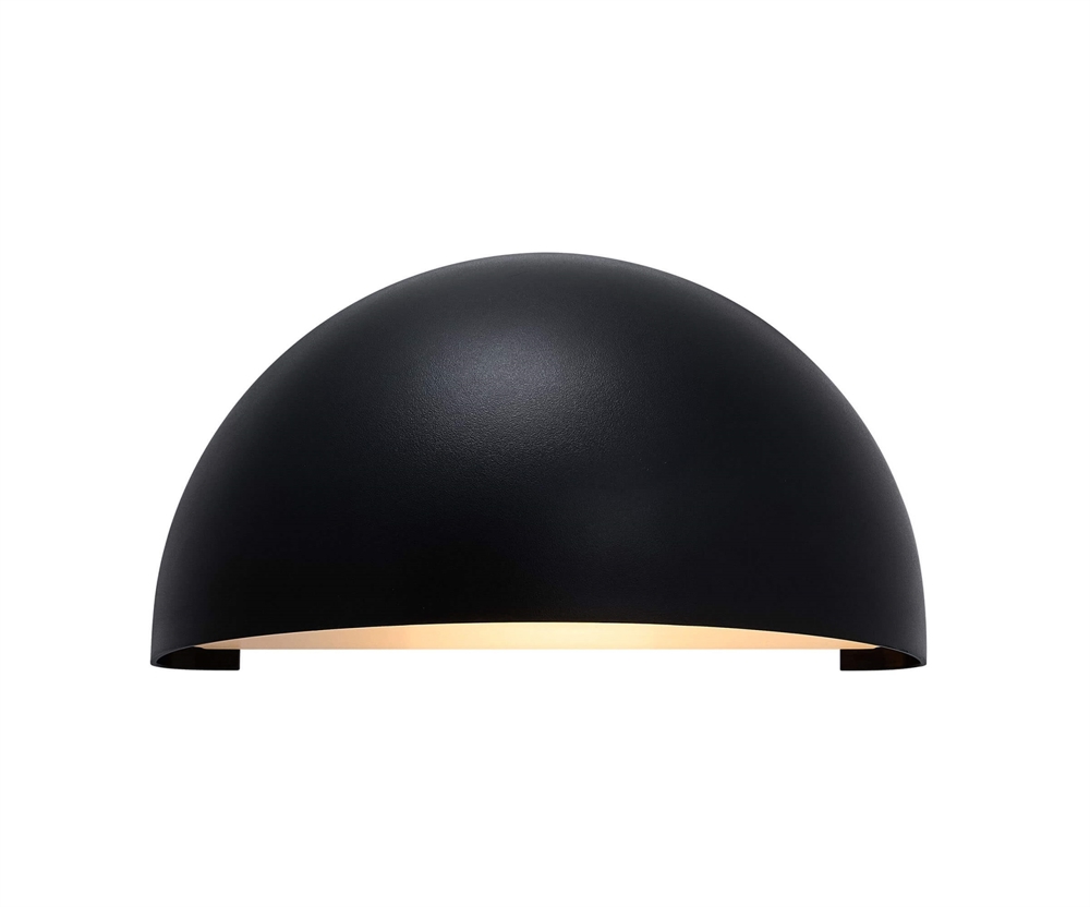 Scorpius Maxi Außenwandleuchte, schwarzer Kunststoff