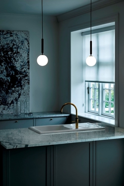 Miira 1 Pendel, Grau/Opal