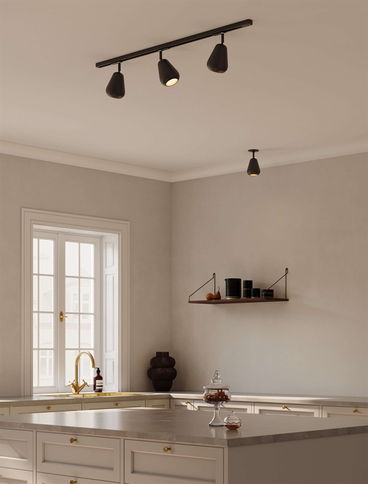 Anoli Spot für Schiene, schwarz