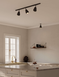 Anoli Spot Schiene mit 3 Spots, schwarz