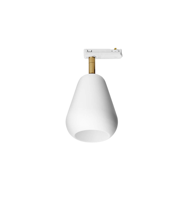 Anoli Spot für Schiene, nordic gold/weiß