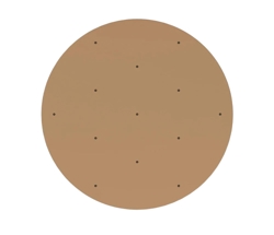 Nuura Baldachin für 13 Pendelleuchten, Nordic Gold