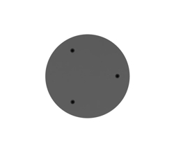 Nuura Baldachin für 3 Pendelleuchten, Rock Grau