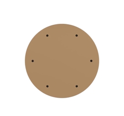 Nuura Baldachin für 6 Pendelleuchten, Nordic Gold