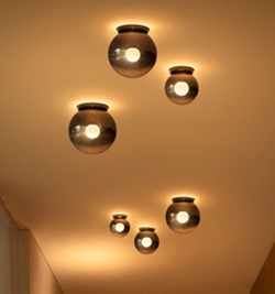 Occhio Luna Piena 160 Up Deckenleuchte, phantom