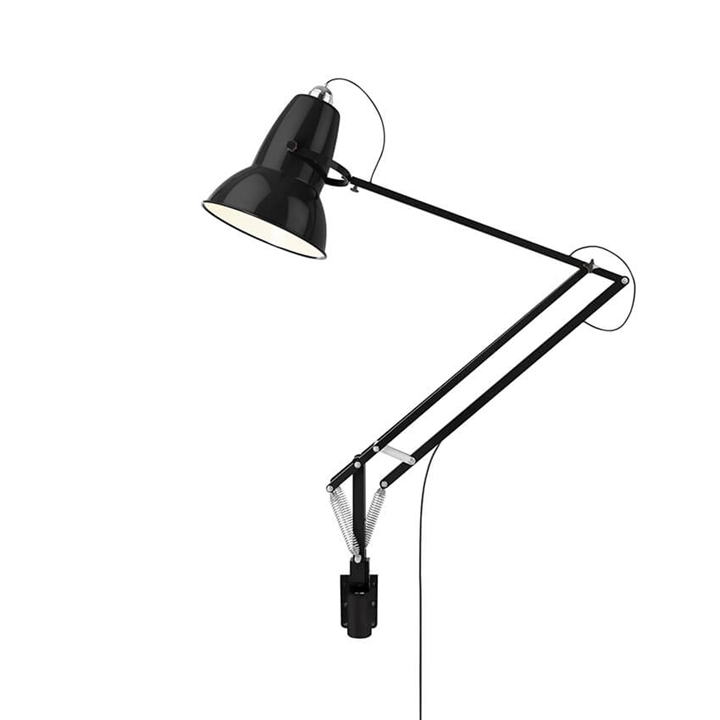 Original 1227 Giant Wandlampe, matt schwarz