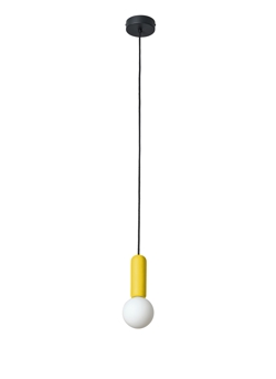 Decor Concrete Mic Pendelleuchte, gelb