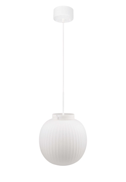 Decor Glass Lantern Marble Pendelleuchte, weiß