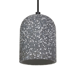 Decor Pill Pendelleuchte, schwarzer Terrazzo