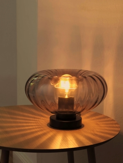 Decor Smoke Glass Tischlampe