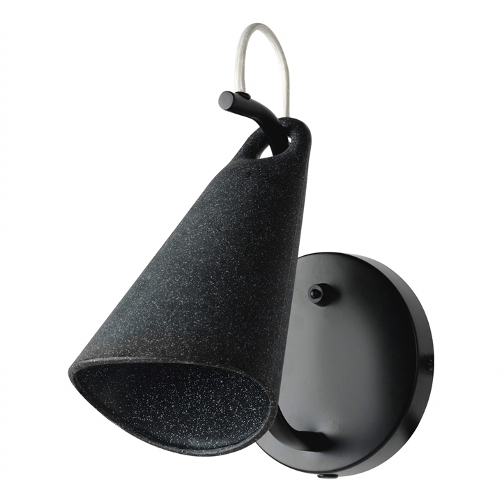 Decor Bell Wandleuchte, schwarz