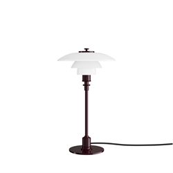 PH 2/1 Tischleuchte, glossy burgundy