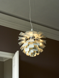 PH Artichoke Ø60 Pendelleuchte, dusty green/chrom