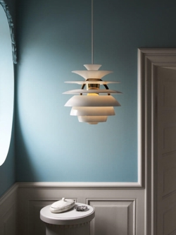 PH Snowball Pendelleuchte, soft white/Messing