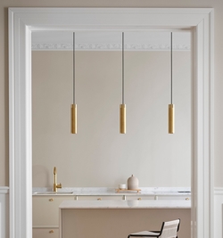 Thorup Copenhagen Patrone Pendelleuchte, Messing, 300 mm