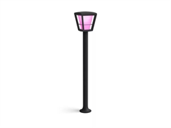 Philips Hue Econic WCA Outdoor-Pollerleuchte, schwarz