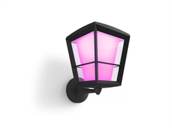 Philips Hue Econic WCA Outdoor-Wandleuchte (Sockel), schwarz