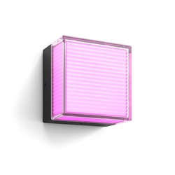 Philips Hue Semeru WCA Outdoor-Wandleuchte (quadratisch), schwarz