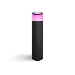 Philips Hue Calla large WCA Outdoor-Pollerleuchte, schwarz
