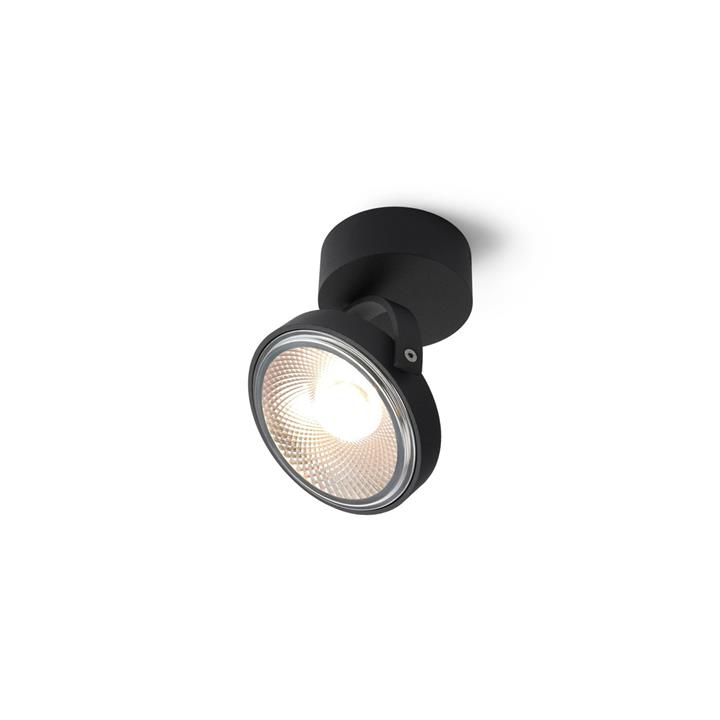 Pin-Up 1 Round LED, schwarz