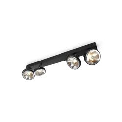 Pin-Up 4 LED, schwarz
