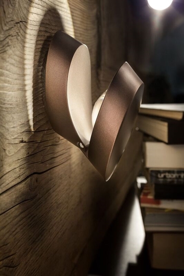 Pin-Up Wand-/Deckenleuchte Kupfer/Bronze