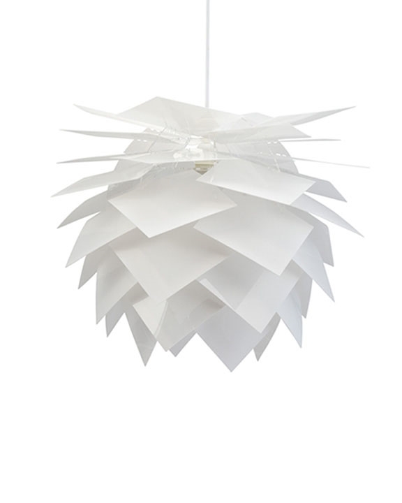 Pineapple D75 Pendelleuchte, weiß