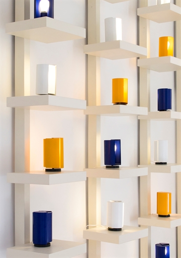 Pivotante À Poser Tischlampe, Blau