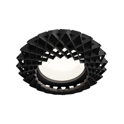 Signature 45 Deckenleuchte / Wandleuchte, schwarz