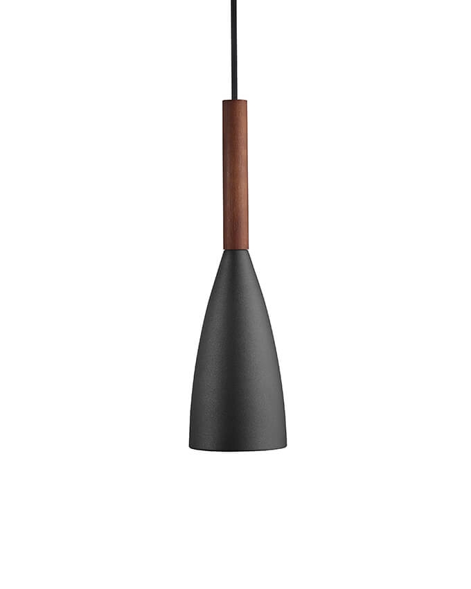 Pure Pendelleuchte, schwarz