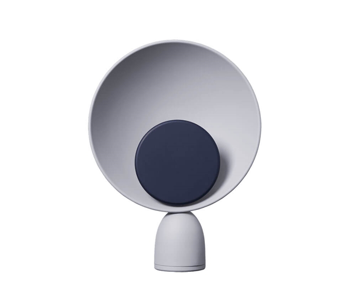 Blooper Tischlampe, aschgrau/navy blau