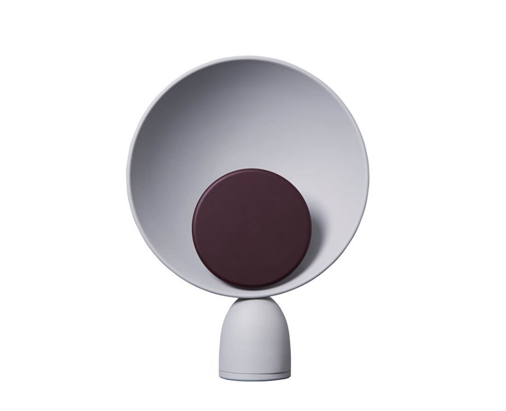 Blooper Tischlampe, aschgrau/feigenlila