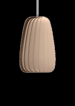 ST906 Pendelleuchte, Birke/Natur, 25 x 42 cm