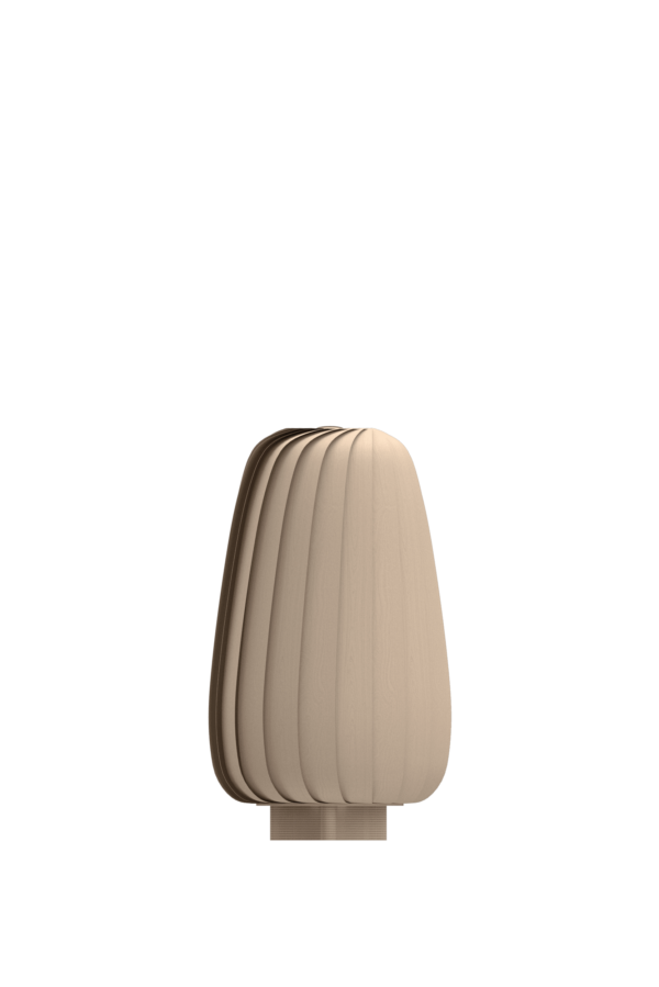 ST906 Tischlampe, Birke/Natur, 25 x 47 cm