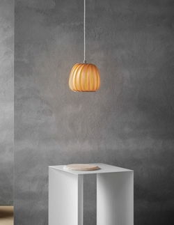 ST906 Mini, Pendelleuchte, Birke/Natur, 18 x 18 cm