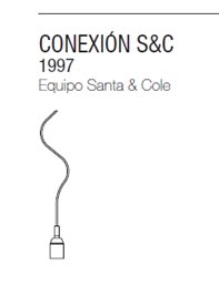 Santa & Cole Conexion, schwarz