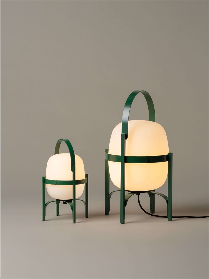 Cestita Alubat und Cesta Exterior in English Green