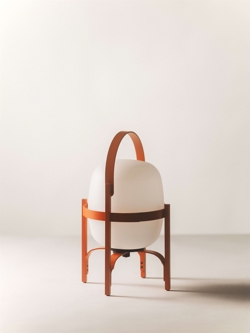 Cestita Alubat Akku-Lampe, rötlich orange