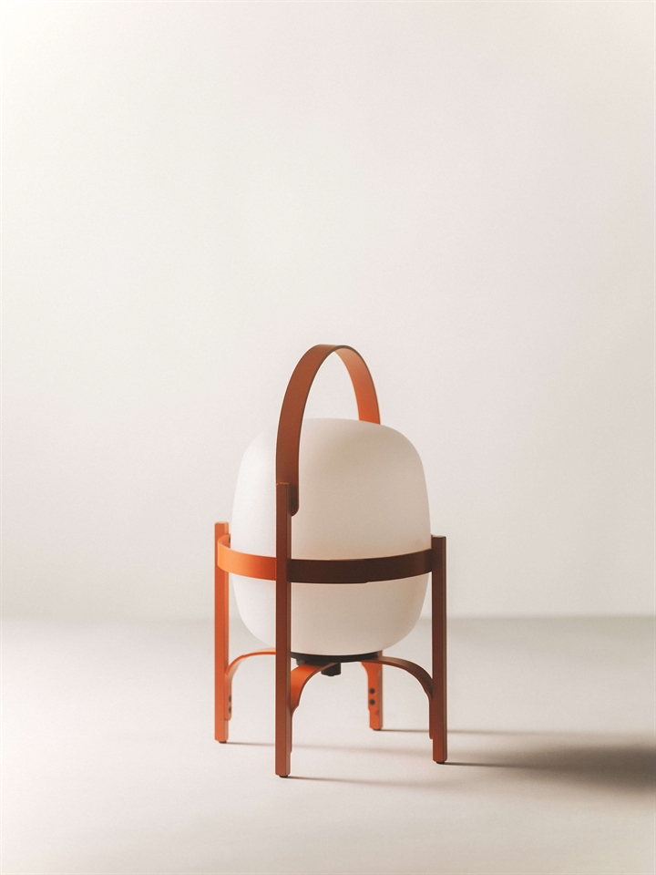 Cestita Alubat Akku-Lampe, rötlich orange